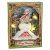 Raz New! Flying Santa Lighted Shadowbox