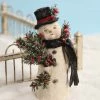 Bethany Lowe Gathering The Greens Snowman Figurine 1 Bethany Lowe Gathering The Greens Snowman Figurine