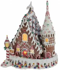 Kurt Adler Gingerbread Candy Shoppe, Lights Up New!