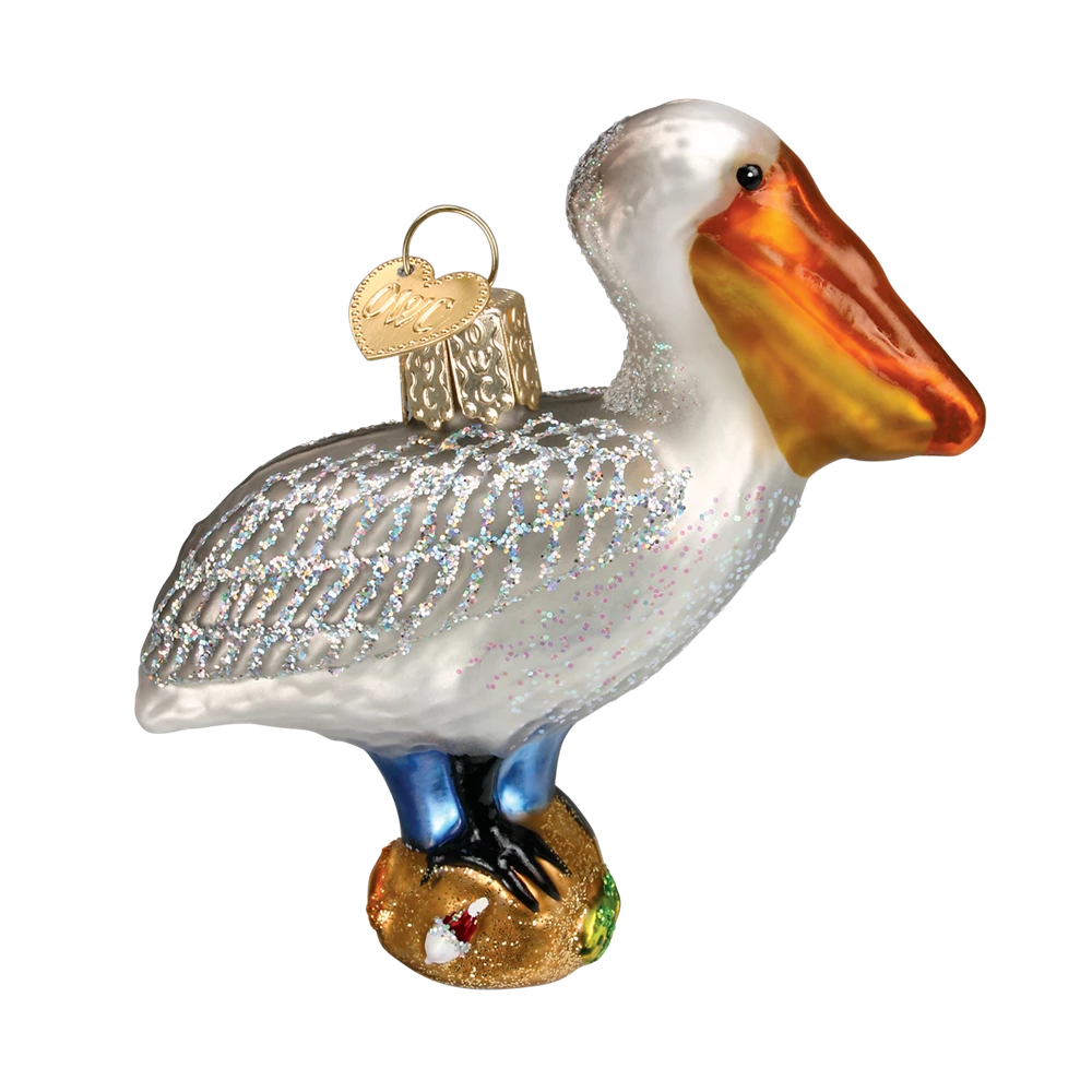Old World Christmas Pelican Ornament 3 Old World Christmas Pelican Ornament