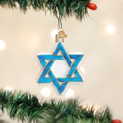 Old World Christmas Star Of David Ornament
