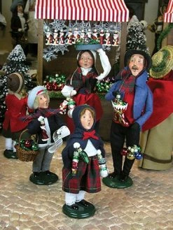 Byers' Choice Christmas Byers Choice Glass Ornament Shoppers