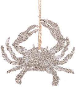 Midwest-CBK Glittered Crab Silhouette Ornament