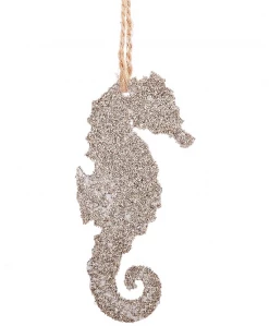 Midwest-CBK Glittered Sea Horse Silhouette Ornament
