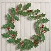 Bethany Lowe New! Glittered Tin Holly Wreath 2 Bethany Lowe New! Glittered Tin Holly Wreath