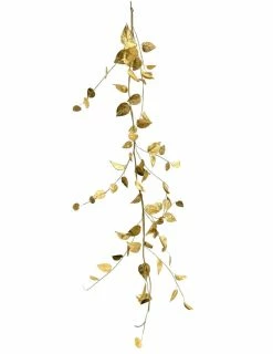 TheHolidayBarn.com New! Gold Leaf Garland