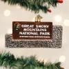 Old World Christmas Great Smoky Mountains National Park Sign Ornament 2 Old World Christmas Great Smoky Mountains National Park Sign Ornament