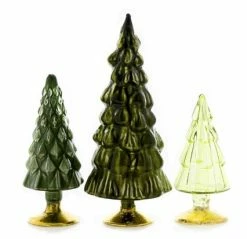 Cody Foster New! Green Glass Trees