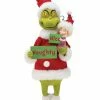 Enesco New! Grinch Figurine, Naughty Or Nice?