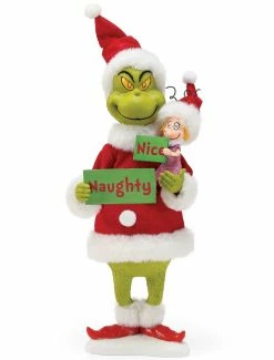 Enesco New! Grinch Figurine, Naughty Or Nice?