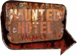 Sunstar Halloween Haunted Hotel Sign