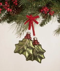 Bethany Lowe Holly Dangle Ornament