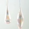 Katherine's Collection Iridescent Glass Drop & Finial Ornaments New!