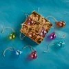 Glitterville New! Jewel Tone Raindrop Ornaments