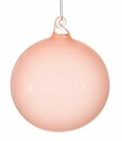 Winward Jim Marvin Coral Bubblegum Glass Ornaments