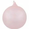 Winward Jim Marvin Light Pink Pearl Glass Ball Ornaments New!