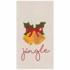 TheHolidayBarn.com Jingle Bells Flour Sack Kitchen Towel New!