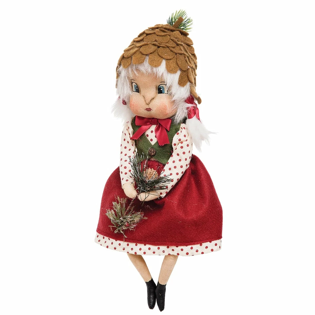 Joe Spencer Heather Pinecone Doll New! 3 Joe Spencer Heather Pinecone Doll New!