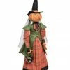 Joe Spencer Ophelia Pumpkin Witch On Stand New! 2 Joe Spencer Ophelia Pumpkin Witch On Stand New!