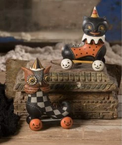 Bethany Lowe Roller Spook Cat Scooter New!