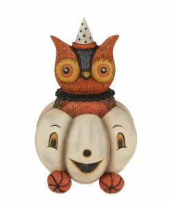 Bethany Lowe Owlbert Pumpkin Carriage New!