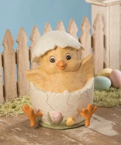 Bethany Lowe New! Just Hatched Chick, Paper Mache
