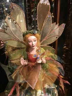 New! Katherine's Collection Fairy On Glass Orb