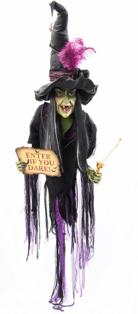 Katherine's Collection Haunted Witch Wall Piece New! 4 Katherine's Collection Haunted Witch Wall Piece New!