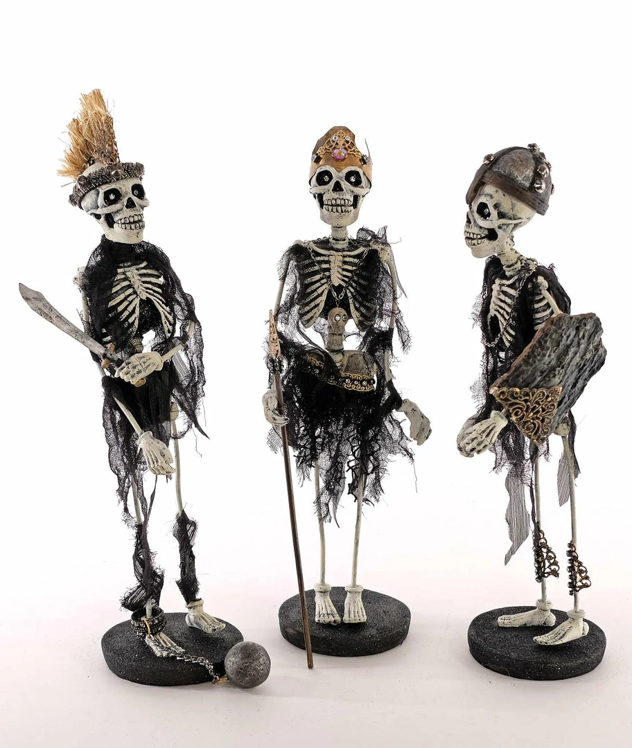 Katherine's Collection New! Krooked Kingdoom Skeleton Figurines 3 Katherine's Collection New! Krooked Kingdoom Skeleton Figurines
