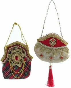 New! Katherine's Collection Christmas Wishes Purse Ornaments