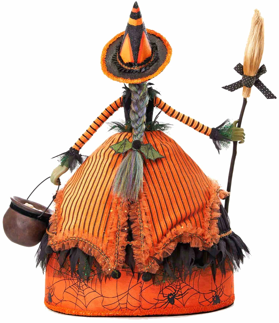 Katherine's Collection Lylah Witch Candy Container New! 4 Katherine's Collection Lylah Witch Candy Container New!