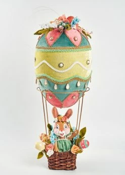 Katherine's Collection New! Up, Up And Away Balloon With Bunny Rabbit