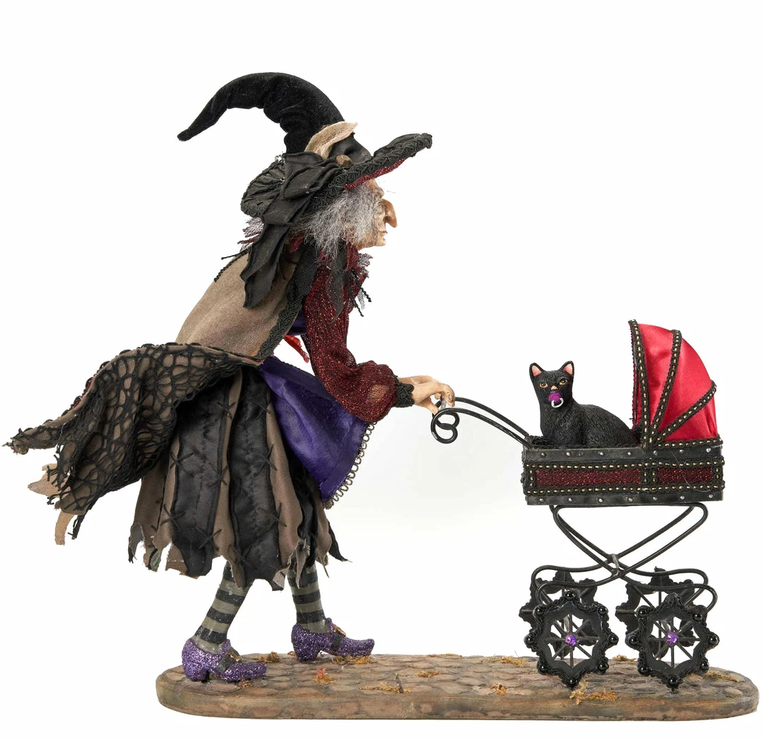 Katherine's Collection New! Willinda Witch With Pram 3 Katherine's Collection New! Willinda Witch With Pram