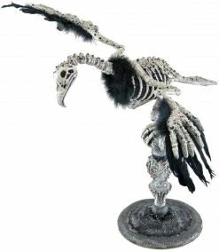 Katherine's Collection Vulture Skeleton On Staff