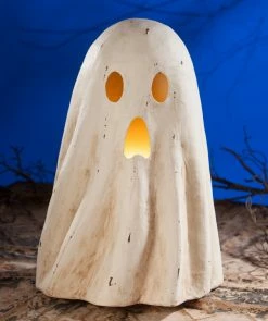 Bethany Lowe Large Ghost Luminary, Paper Mache