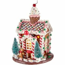 Raz New! Lighted Gingerbread House