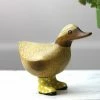Dcuk Wooden Duck With Yellow Welly Boots, Small 2 Dcuk Wooden Duck With Yellow Welly Boots, Small