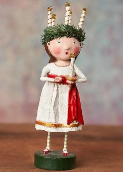 Lori Mitchell Lucia Figurine New!