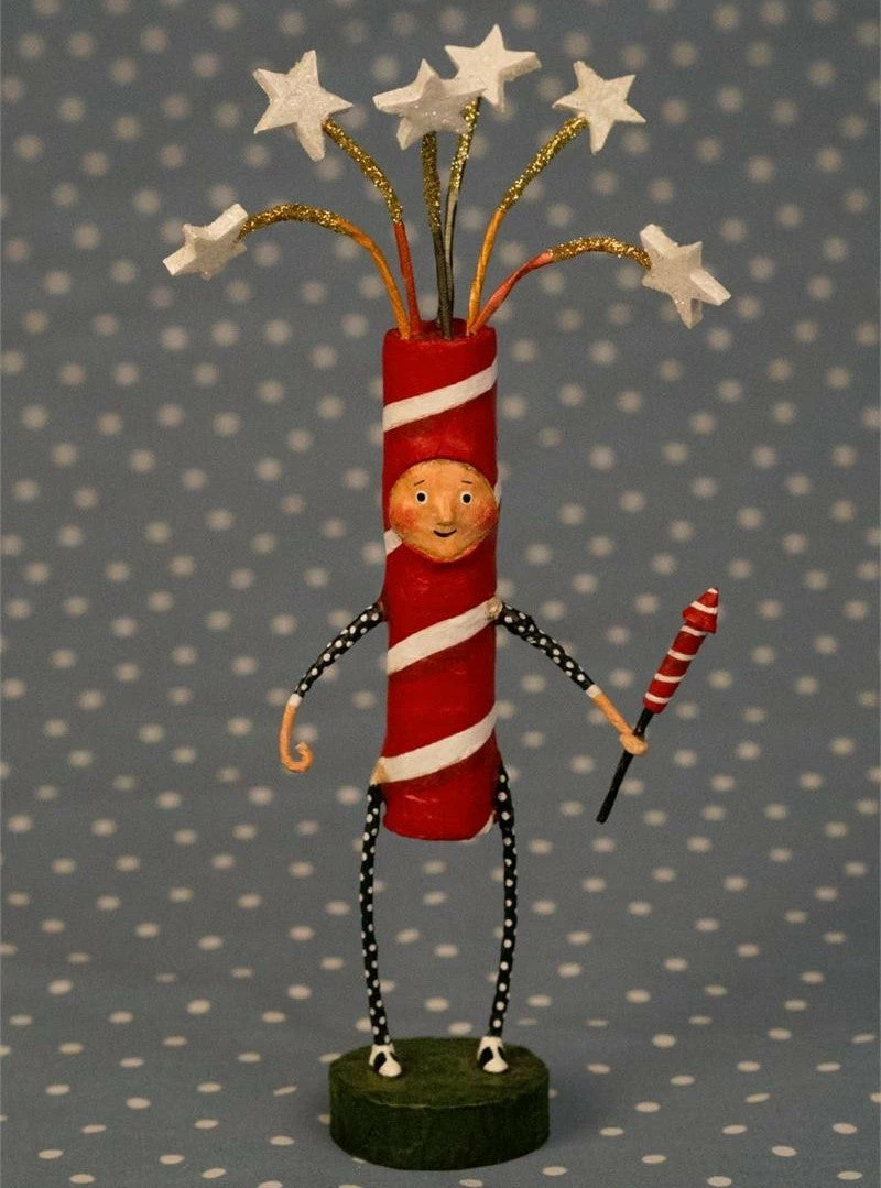 Sparky Firecracker Figurine - Lori Mitchell 5 Sparky Firecracker Figurine - Lori Mitchell