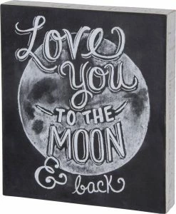 TheHolidayBarn.com Love You To The Moon & Back Sign