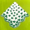 TheHolidayBarn.com New! Clover Handkerchief Reproduction