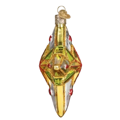 Old World Christmas Luminous Star Glass Ornament 8 Old World Christmas Luminous Star Glass Ornament