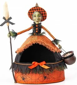 Katherine's Collection Lylah Witch Candy Container New!