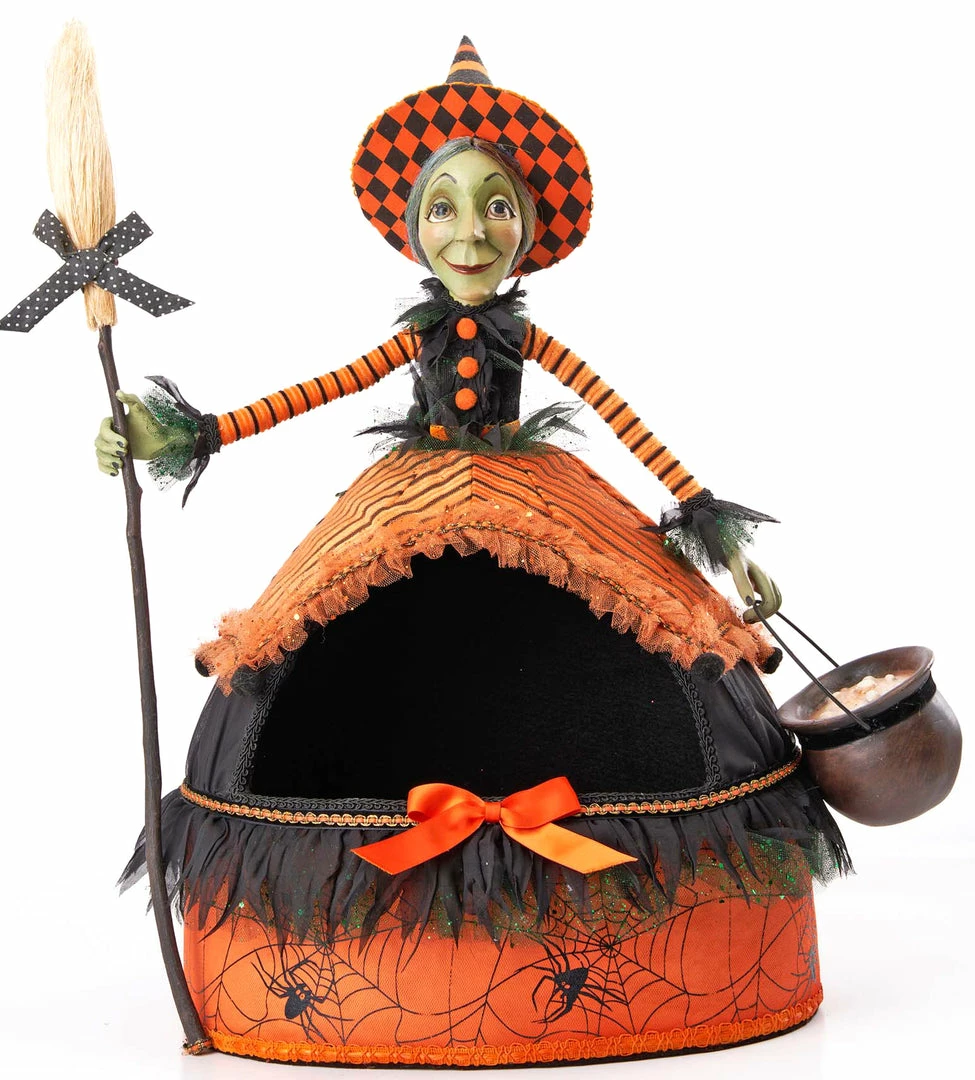 Katherine's Collection Lylah Witch Candy Container New! 3 Katherine's Collection Lylah Witch Candy Container New!