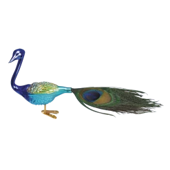 Old World Christmas Magnificent Peacock Ornament Clip