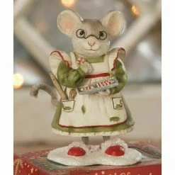 Bethany Lowe Mama Mouse Christmas Figurine New!