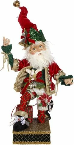 Mark Roberts New! North Pole Worlds Fair Elf Stocking Holder