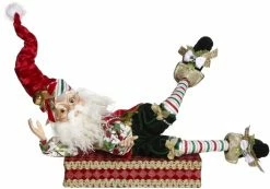 Mark Roberts Northpole Candy Cane Elf Stocking Holder