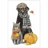 Mary Lake-Thompson New! Dapper Fall Dog & Cat Towel 1 Mary Lake-Thompson New! Dapper Fall Dog & Cat Towel