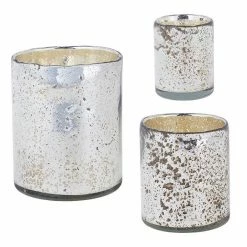 Raz Mercury Glass Votive Candle Holders New!